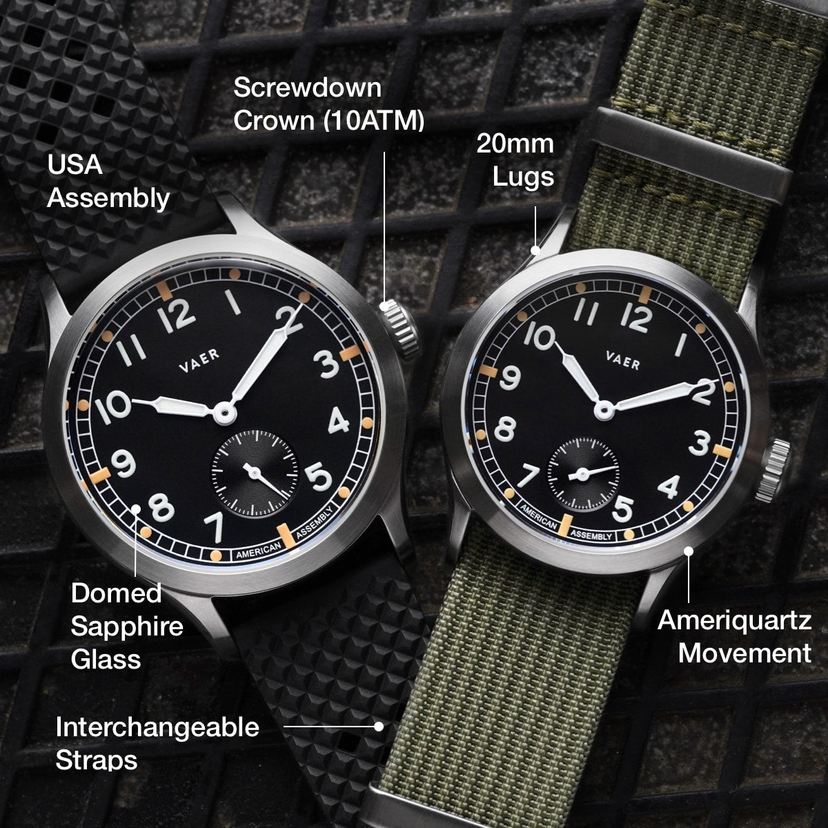 C3 Dirty Dozen - 36mm Ameriquartz