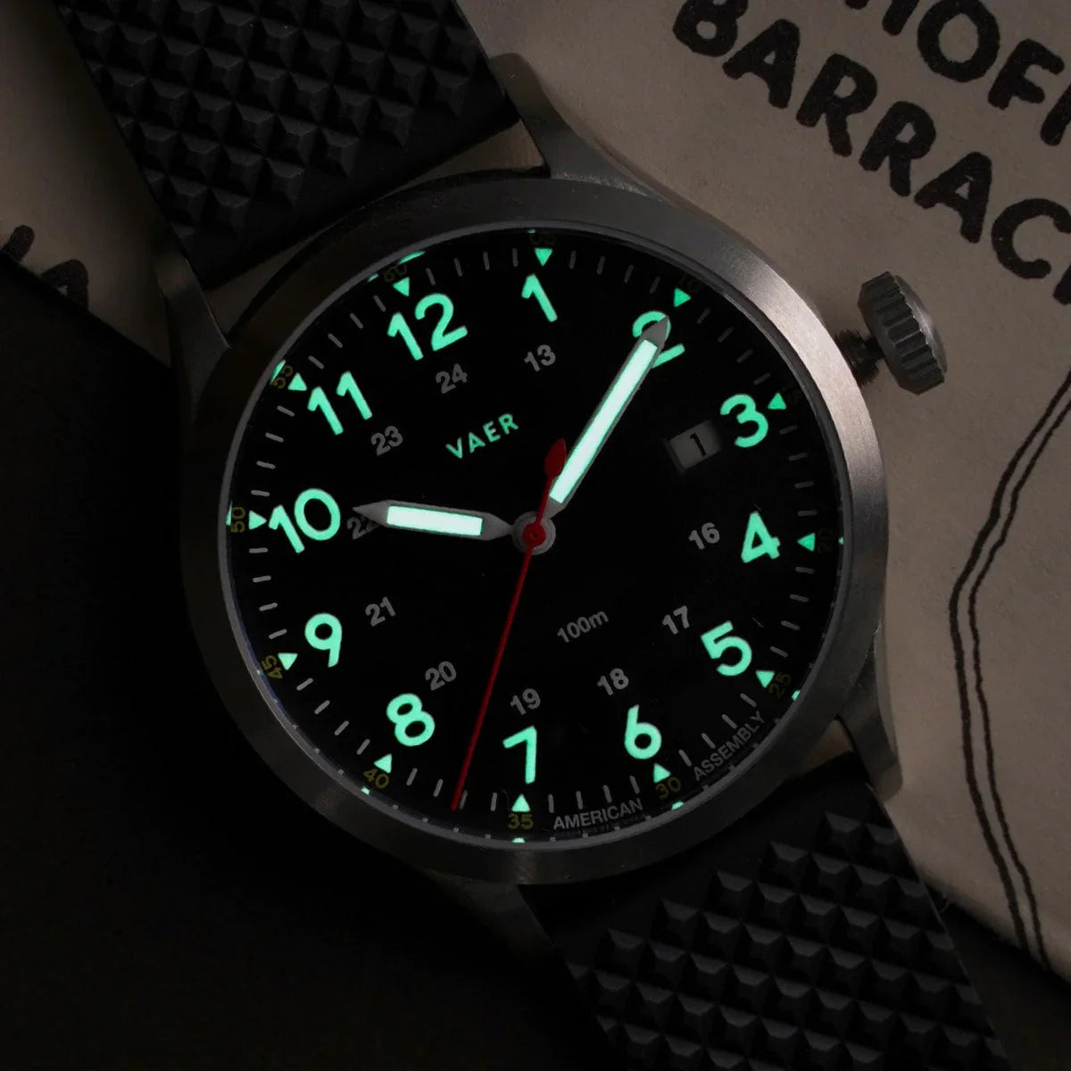 C5 Field Black - 40mm Ameriquartz