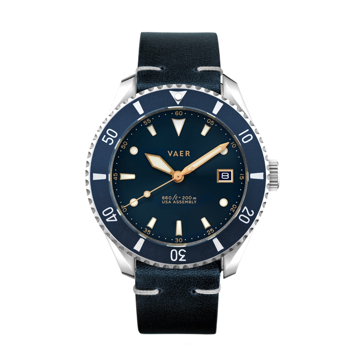 D4 Meridian - Navy USA Solar 42mm