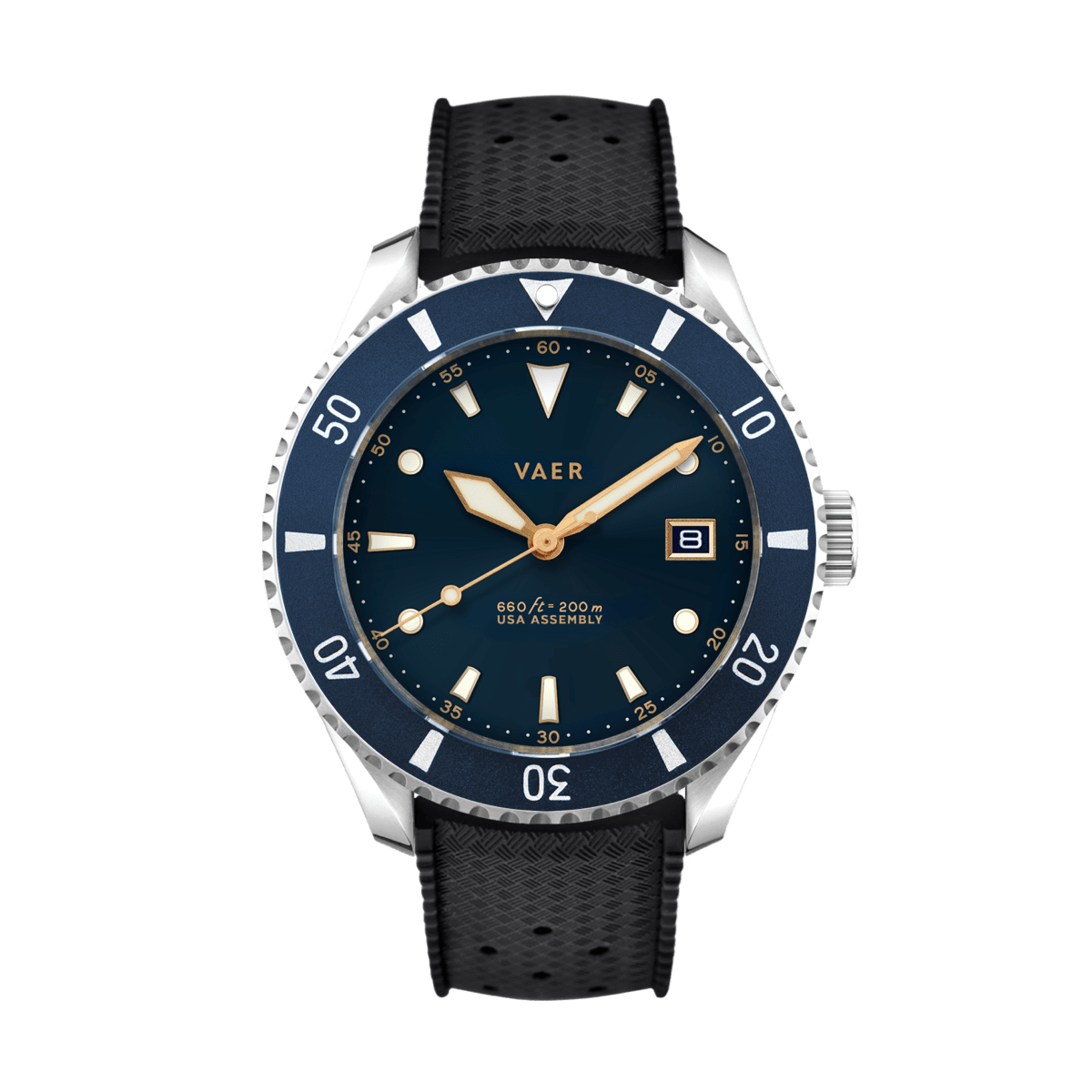 D4 Meridian - Navy USA Solar 42mm