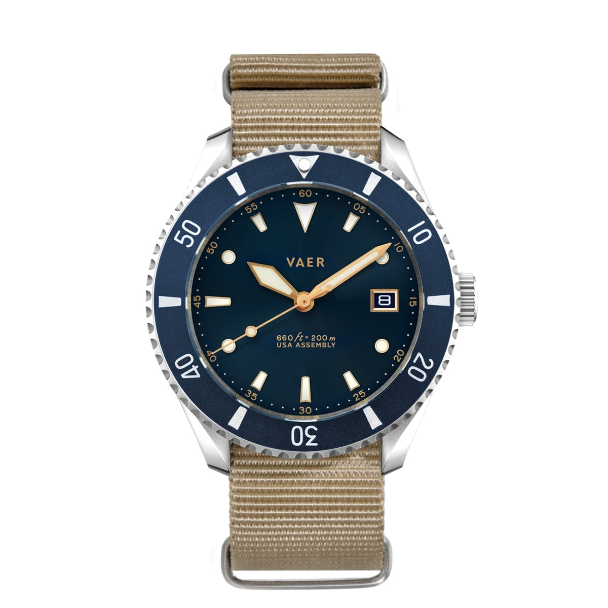 D4 Meridian - Navy USA Solar 42mm