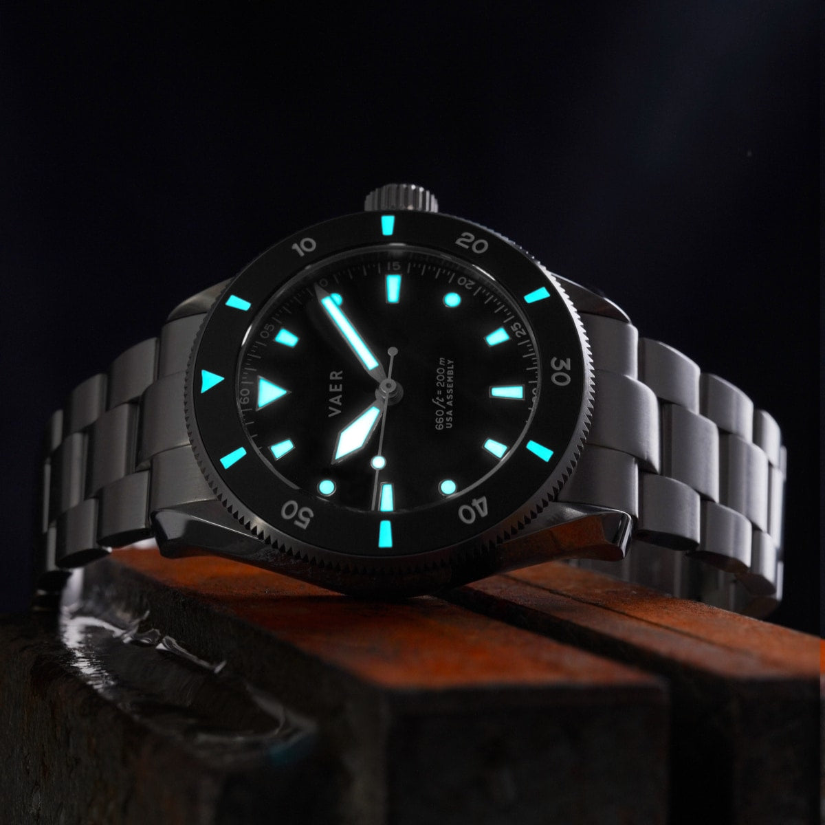 D4 Meridian - Black Matte USA Solar 38mm