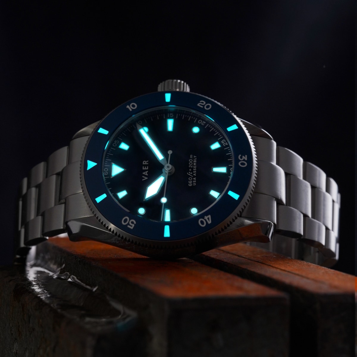 D4 Meridian - Navy Matte USA Solar 38mm