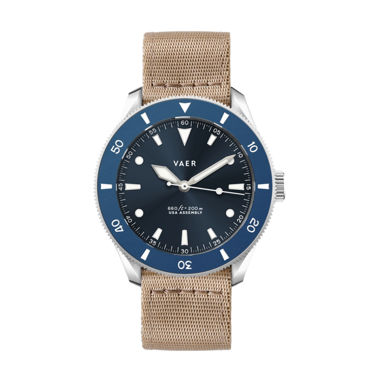 D4 Meridian - Navy Matte USA Solar 38mm