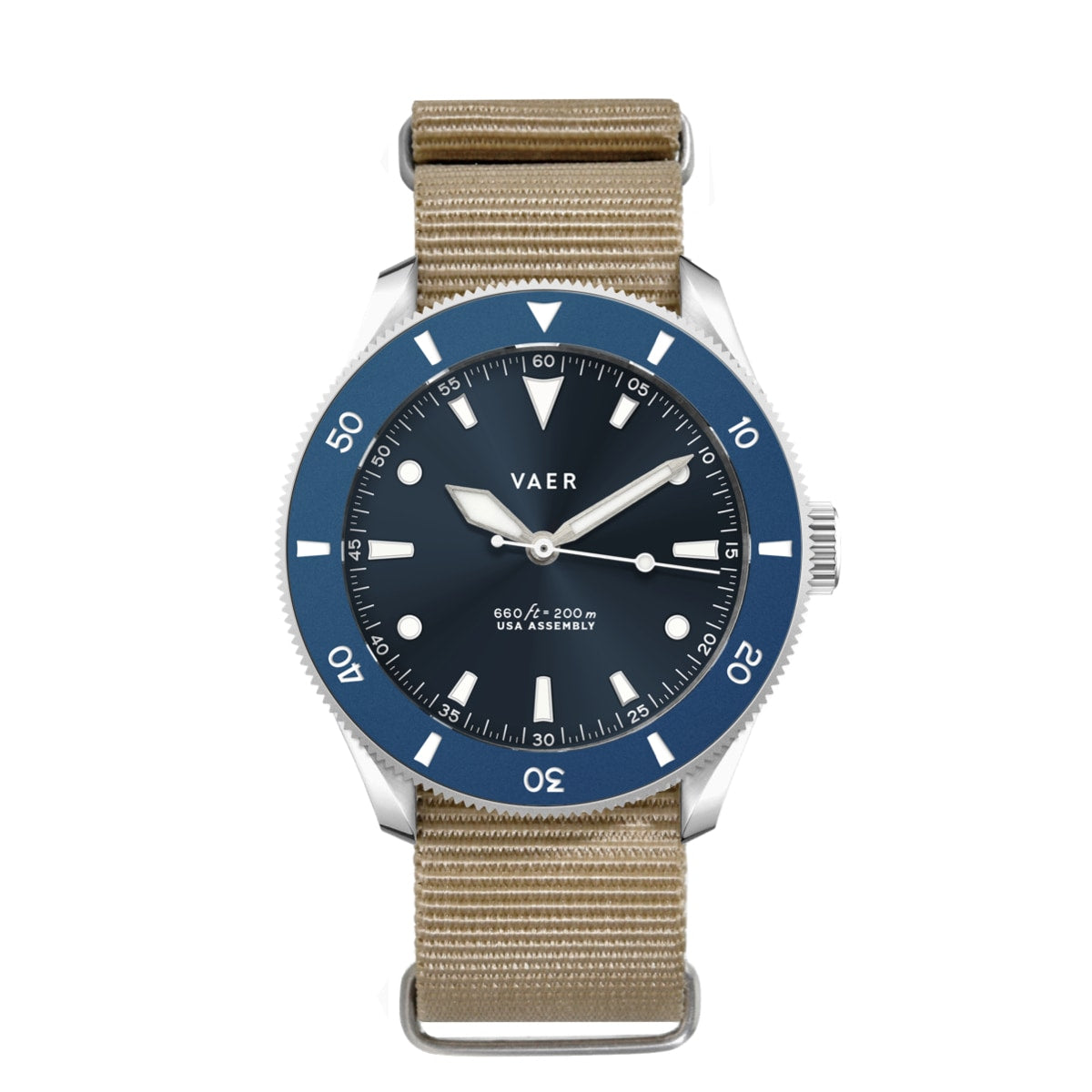 D4 Meridian - Navy Matte USA Solar 38mm