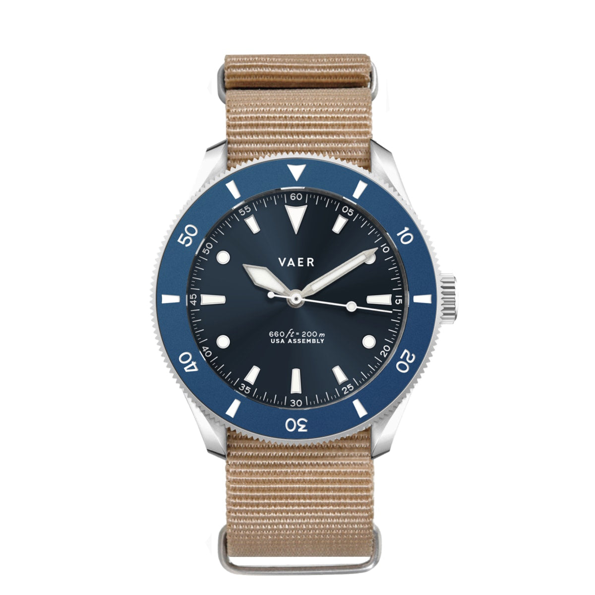 D4 Meridian - Navy Matte USA Solar 38mm