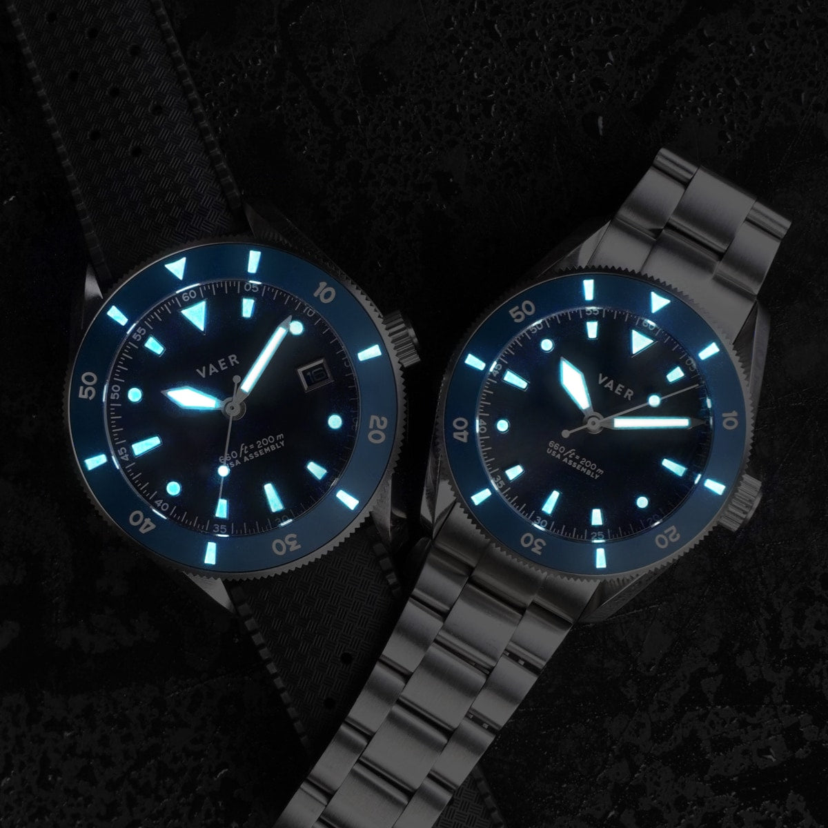 D4 Meridian Navy - Matte USA Solar 42mm