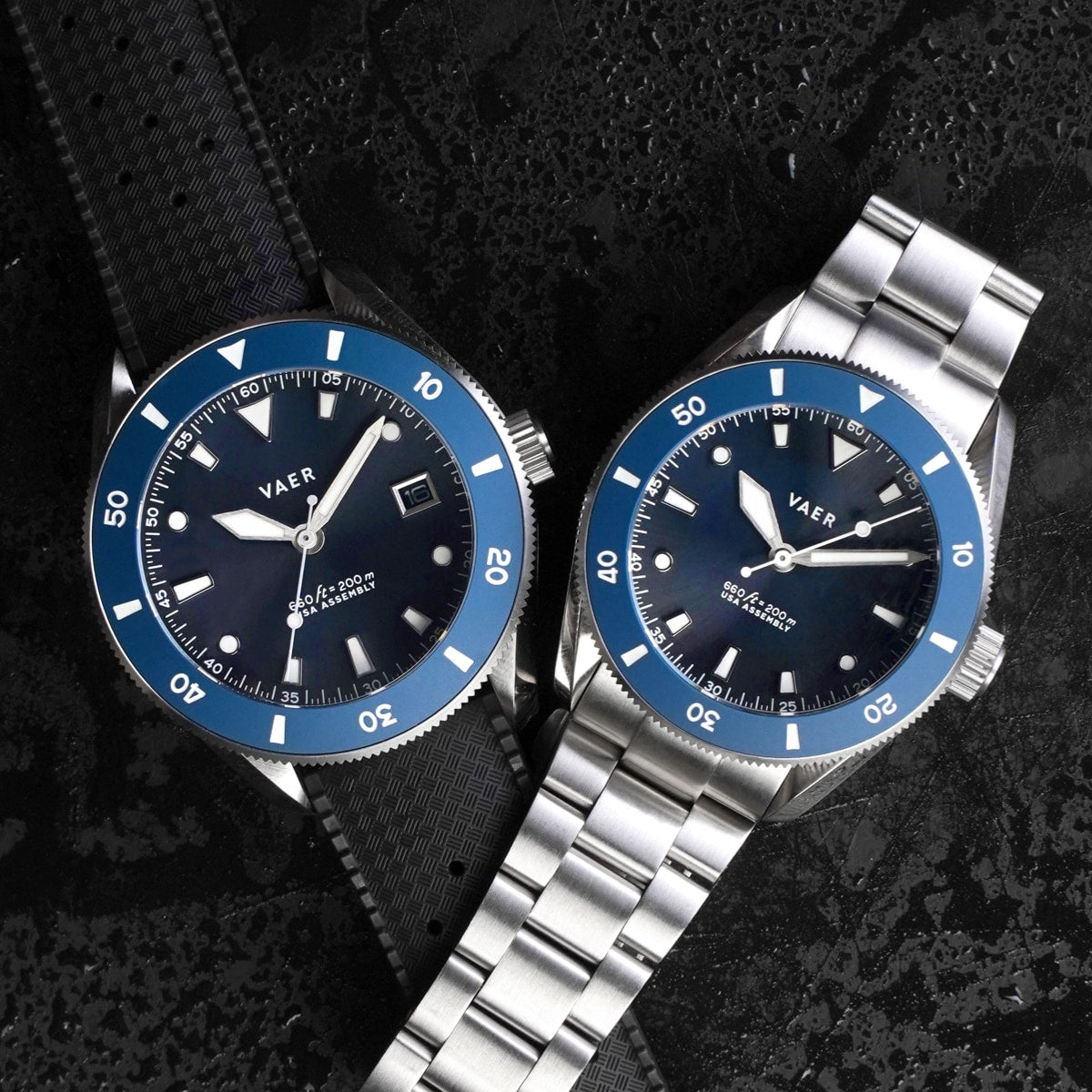 D4 Meridian Navy - Matte USA Solar 42mm