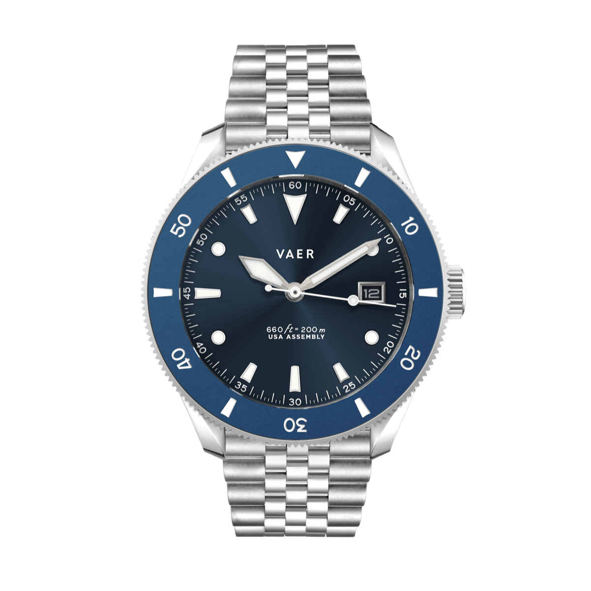 D4 Meridian Navy - Matte USA Solar 42mm