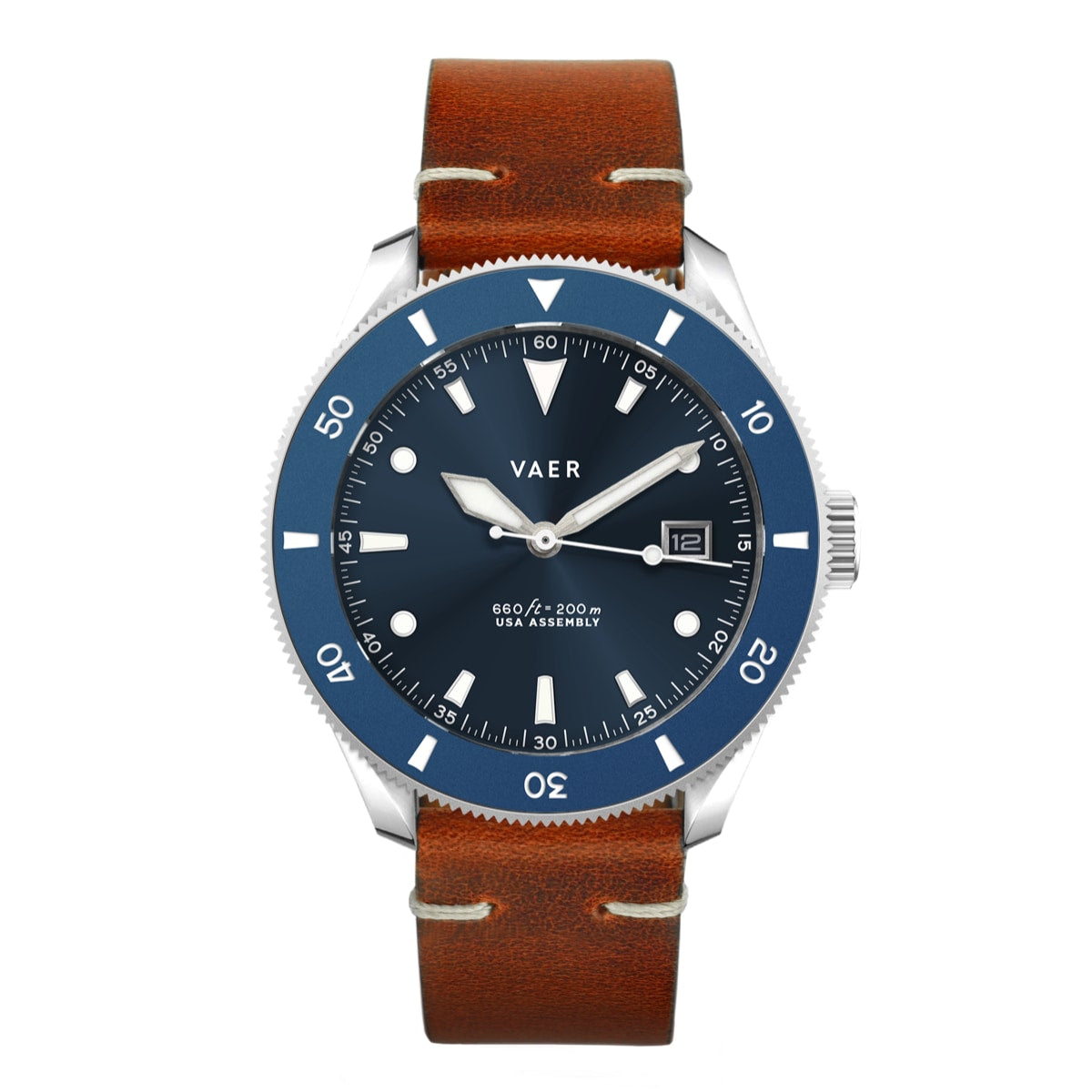 D4 Meridian Navy - Matte USA Solar 42mm