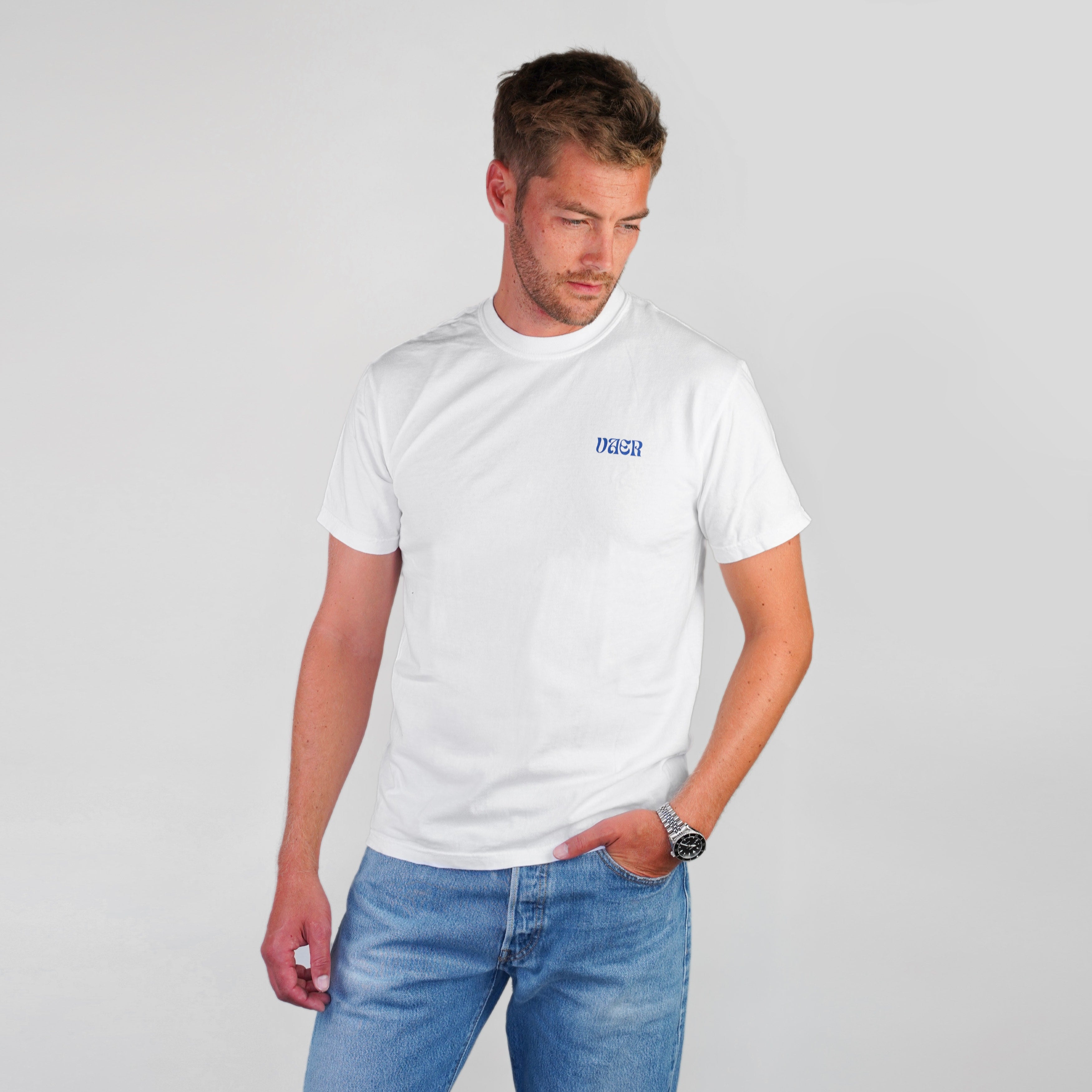 Vaer Only Time Will Tell T-Shirt - White