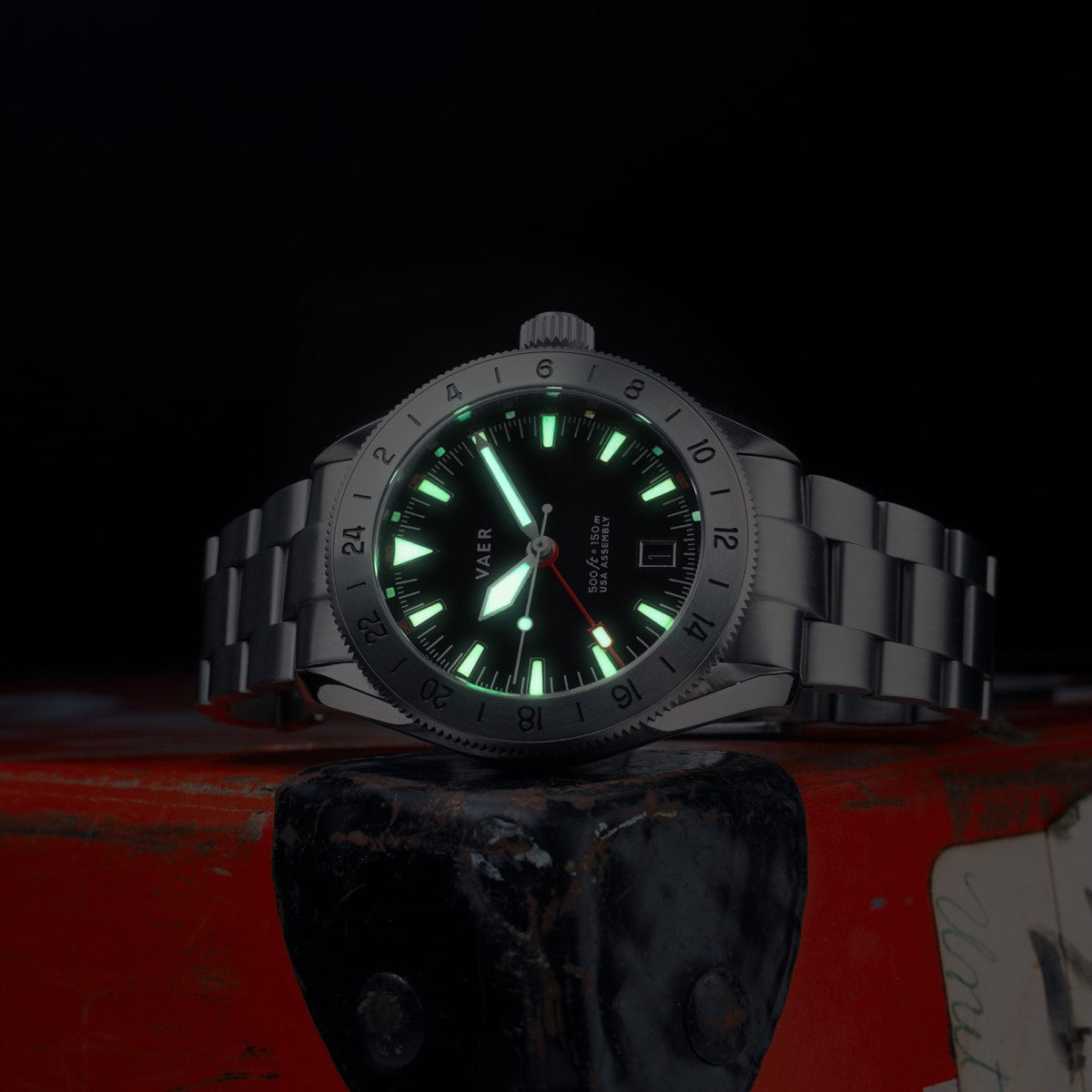 G2 Pacific Steel - 39mm USA GMT