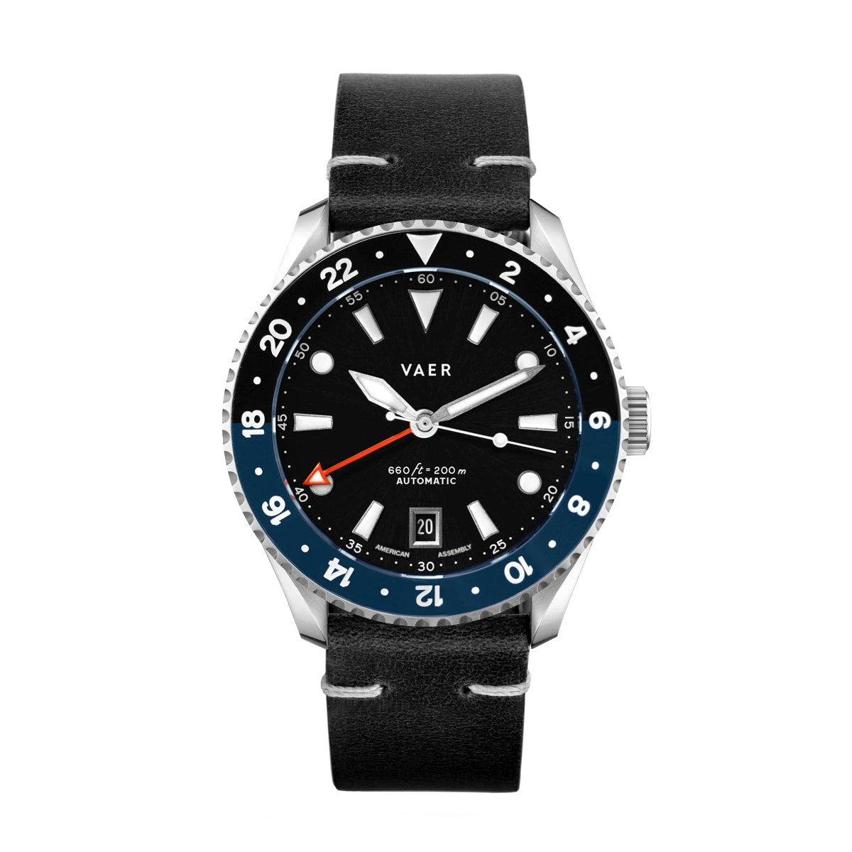 G5 Meridian Navy/Black - 39mm USA GMT