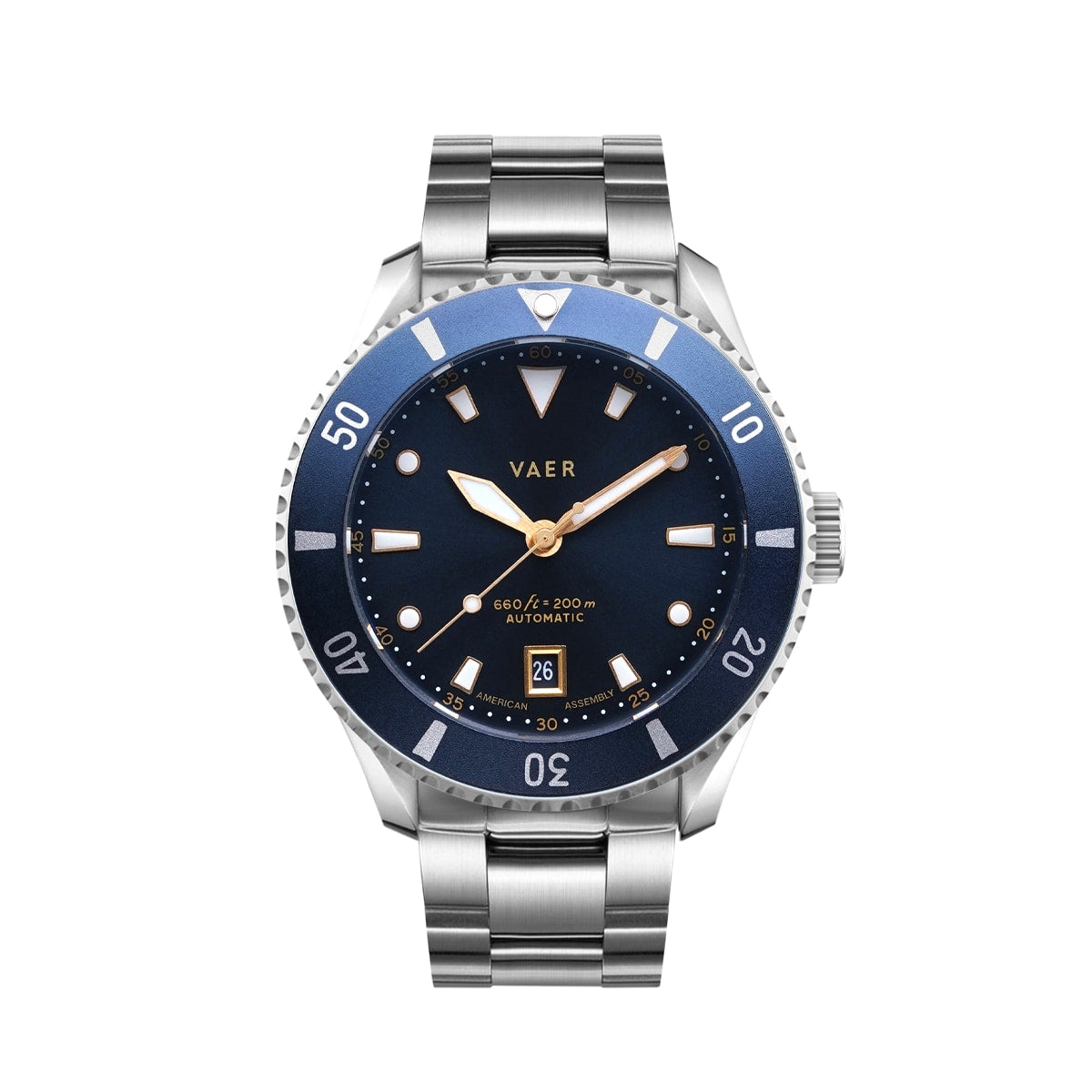 VAER | D5 USA Meridian Black 42mm Diver: 20ATM, Sapphire Glass, USA ...