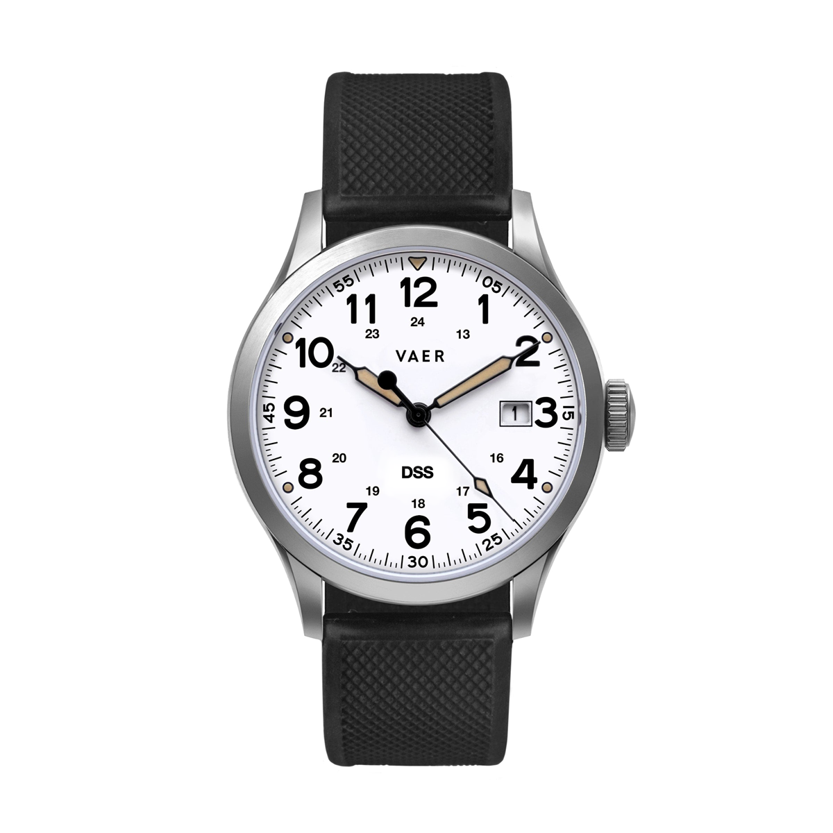 DSS - S5 Calendar Field White - 40mm Quartz PRE-ORDER