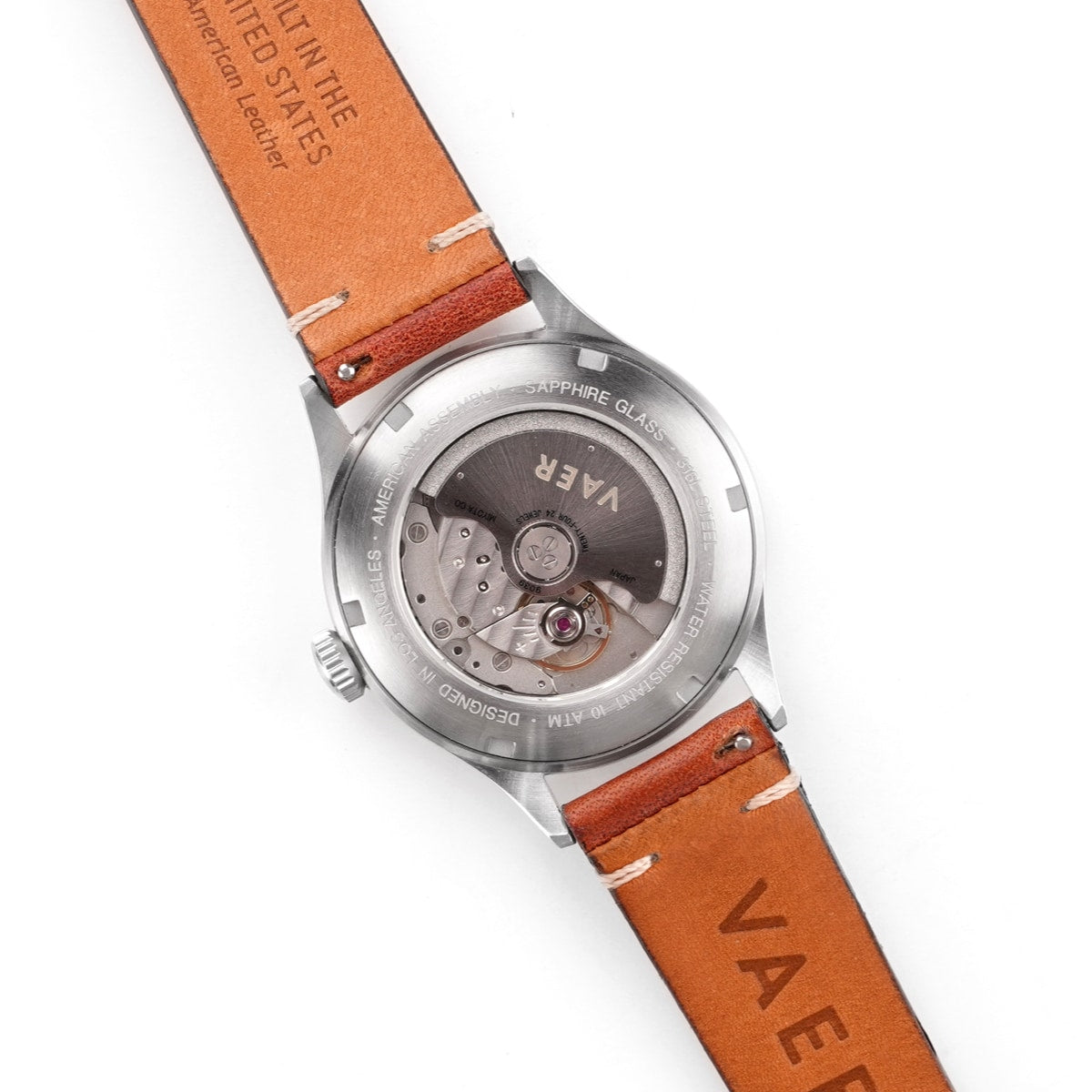 Leather shop automatic watch