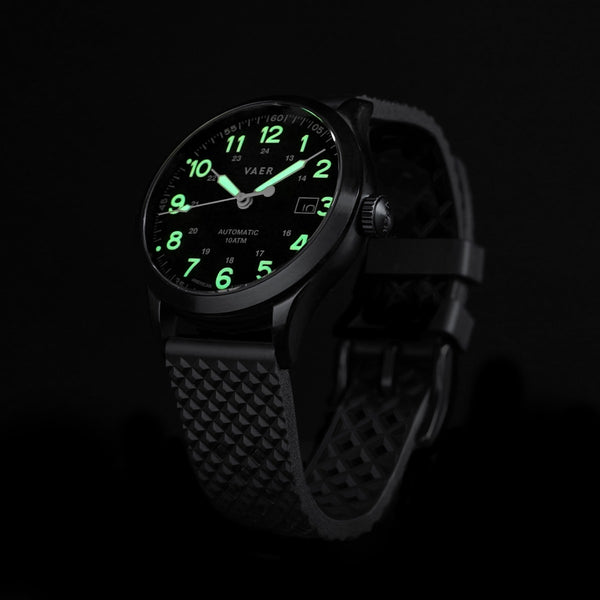 VAER | A5 Tactical Field: 10ATM, Sapphire Glass, USA Assembled